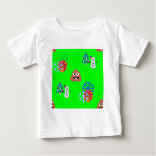 Camiseta De Bebé navidades poop emoji