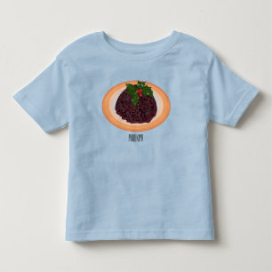 Camiseta De Bebé Navidades pudding personalizado ilustracion