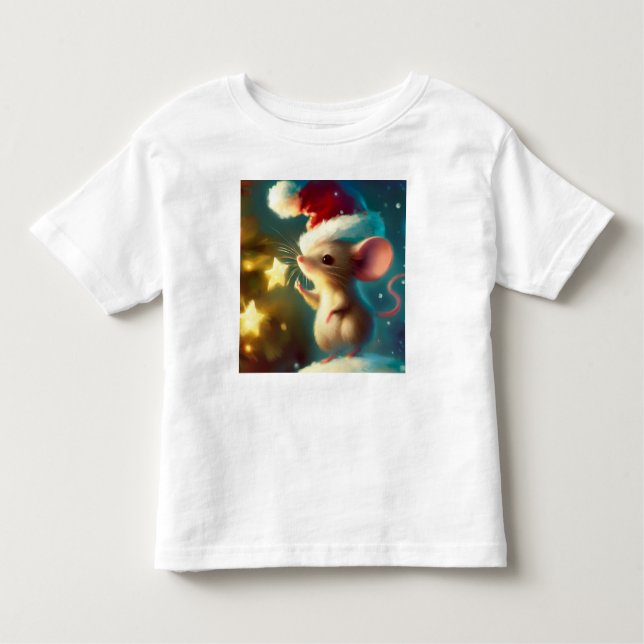 Camiseta De Bebé Navidades Ratón 1 (Anverso)