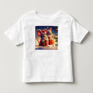 Camiseta De Bebé Navidades Ratón 3