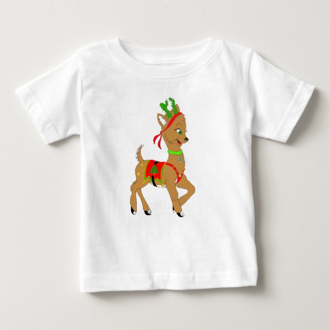 Camiseta De Bebé Navidades Reindeer Doe (Anverso)