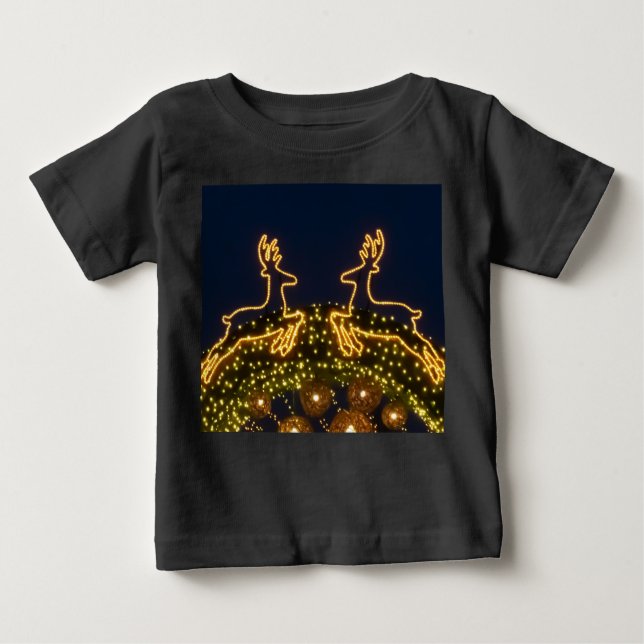 Camiseta De Bebé Navidades renos (Anverso)