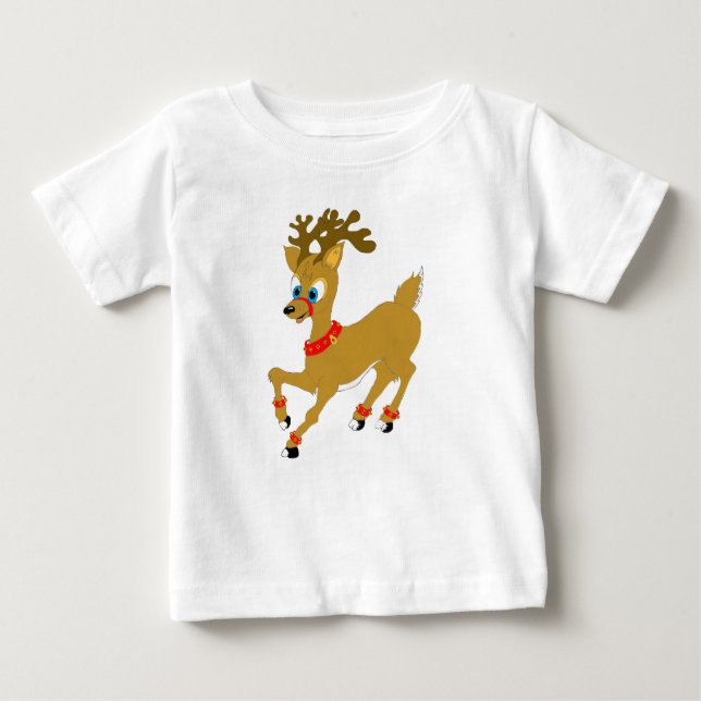 Camiseta De Bebé Navidades renos (Anverso)