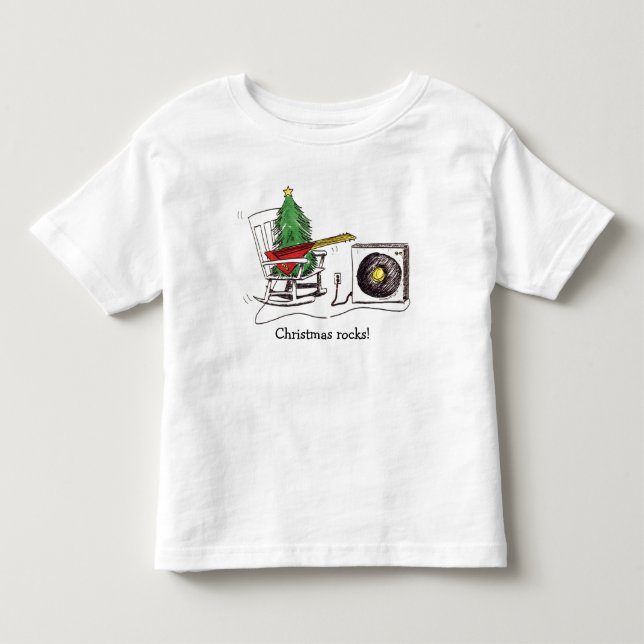 Camiseta De Bebé ¡navidades rocas! Toddler T (Anverso)