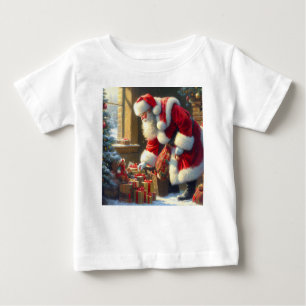 Camiseta De Bebé Navidades Santa Claus 3