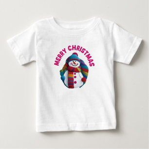 Camiseta De Bebé Navidades Snowman