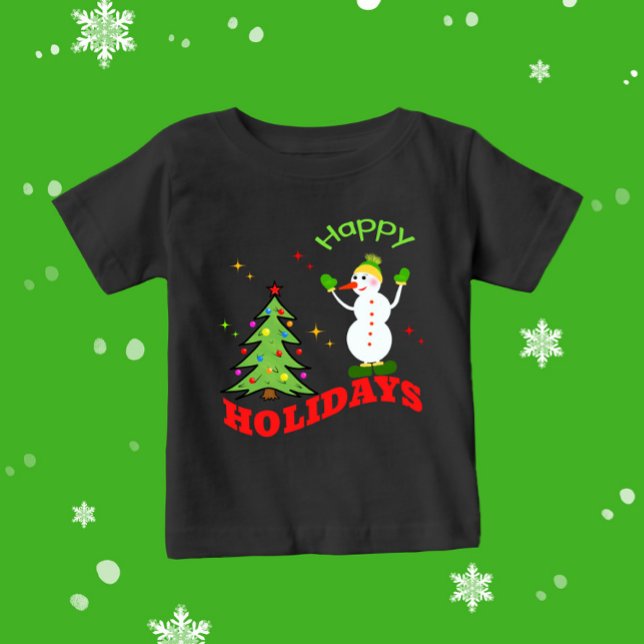 Camiseta De Bebé Navidades snowman (Subido por el creador)