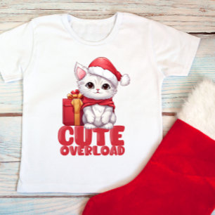 Camiseta De Bebé Navidades Sobrecarga de corte