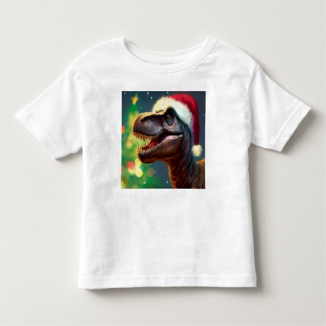 Camiseta De Bebé Navidades T-Rex 2 (Anverso)