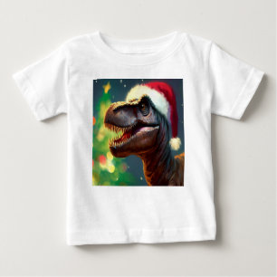 Camiseta De Bebé Navidades T-Rex 2