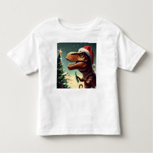 Camiseta De Bebé Navidades T-Rex 4