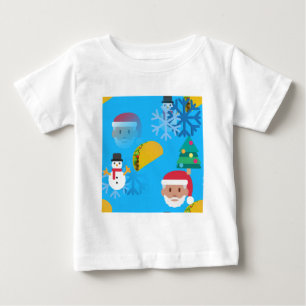 Camiseta De Bebé navidades taco emoji