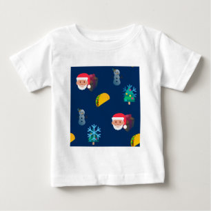 Camiseta De Bebé navidades taco emoji