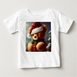 Camiseta De Bebé Navidades Teddy Bear 2