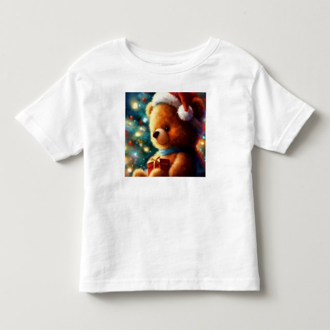 Camiseta De Bebé Navidades Teddy Bear 3 (Anverso)