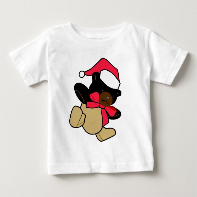 Camiseta De Bebé Navidades Teddy Bear Shirt (Anverso)