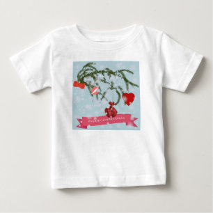 Camiseta De Bebé Navidades Tile cerámico