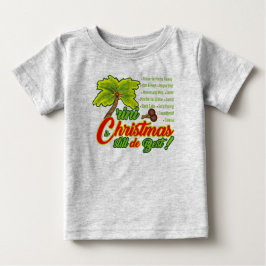 Camiseta De Bebé Navidades trinitenses-bebé Romper