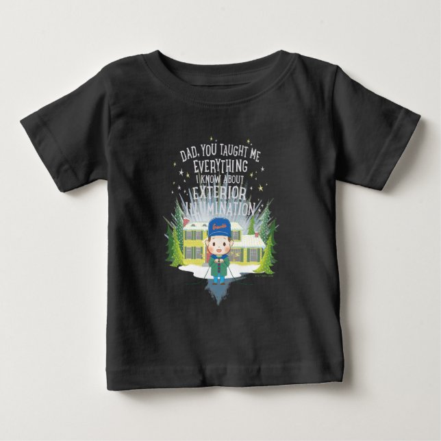 Camiseta De Bebé Navidades Vacaciones Iluminación exterior (Anverso)