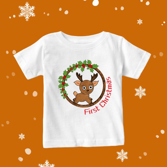 Camiseta De Bebé Navidades venados (Subido por el creador)
