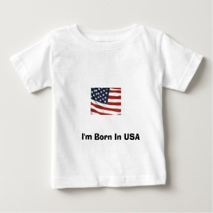 Camiseta De Bebé Nazco en los E.E.U.U.