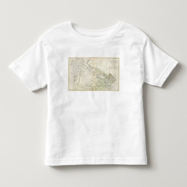 Camiseta De Bebé NE Virginia, Washington 1 (Anverso)