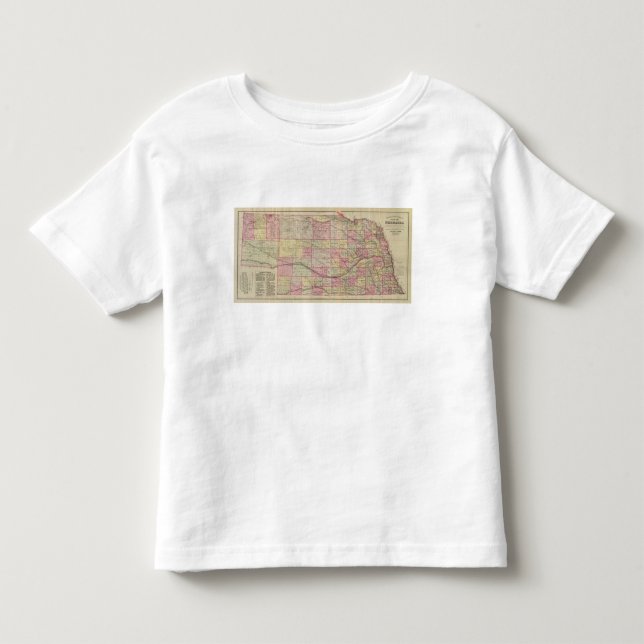 Camiseta De Bebé Nebraska 3 (Anverso)