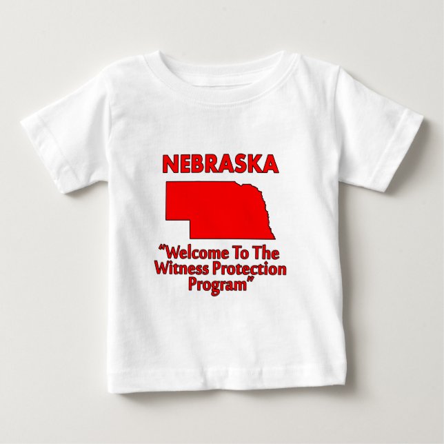 Camiseta De Bebé Nebraska - Programa de Protección de Testigos (Anverso)