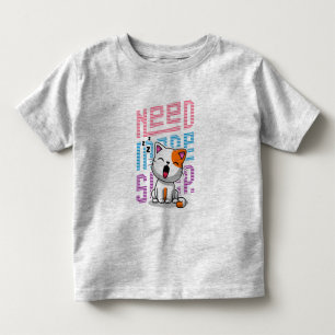 Camiseta De Bebé Necesita más sueño   Divertida expresión de bostez