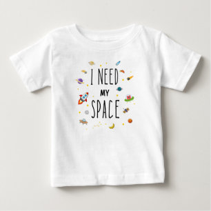 Camiseta De Bebé Necesito espacio, espacio reducido