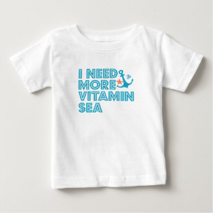 Camiseta De Bebé Necesito más regalos divertidos de playa de verano
