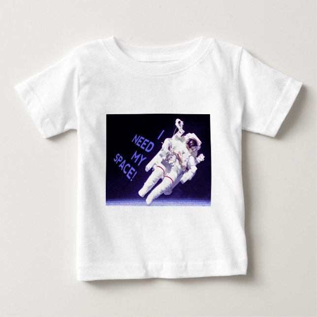 Camiseta De Bebé Necesito mi espacio (Anverso)