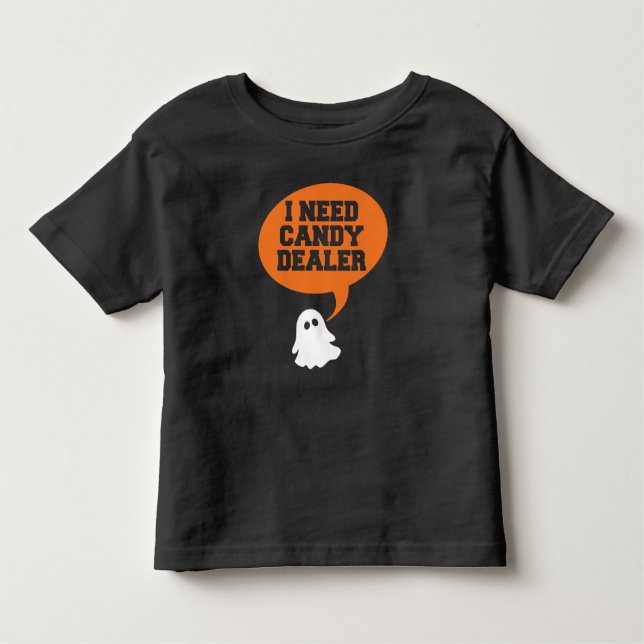 Camiseta De Bebé Necesito un vendedor de dulces (Anverso)