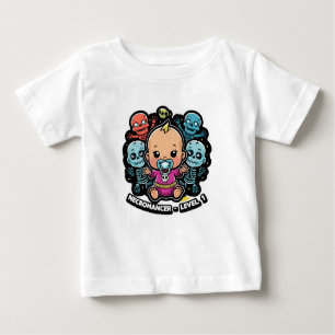 Camiseta De Bebé Necromancer - Nivel 1