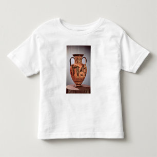 Camiseta De Bebé Negro-figura griega amphora