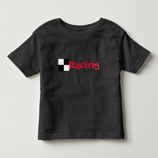 Camiseta De Bebé Negro y blanco verificado (Anverso)