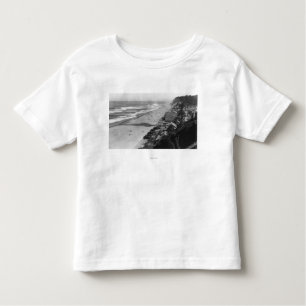 Camiseta De Bebé Nelscott, costa de la escena de la playa de Oregon