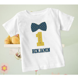 Camiseta De Bebé Nene Nombra Un Amor Bow Azulejos