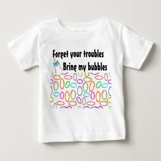 Camiseta De Bebé Neon Ovals (Anverso)