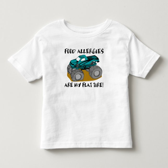 Camiseta De Bebé Neumático desinflado (Anverso)