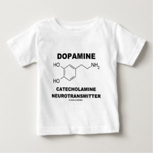 Camiseta De Bebé Neurotransmisor de la catecolamina de la dopamina