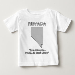 Camiseta De Bebé Nevada - Haz una Apuesta... en una Cena de Bistec 