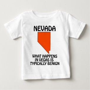 Camiseta De Bebé Nevada - Lo que pasa en Vegas es típicamente benig