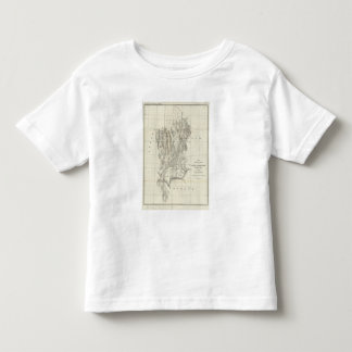 Camiseta De Bebé Nevada, Utah, y mapa de Arizona