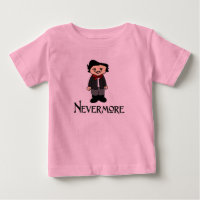 Nevermore Edgar Allan Poe The Raven baby shirt