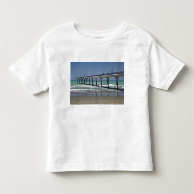 Camiseta De Bebé New Brighton Pier, Christchurch (Anverso)