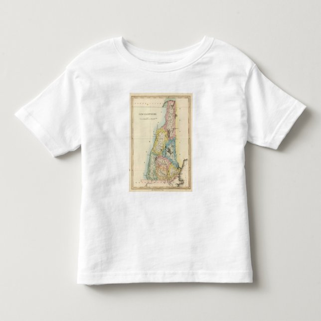 Camiseta De Bebé New Hampshire 5 (Anverso)