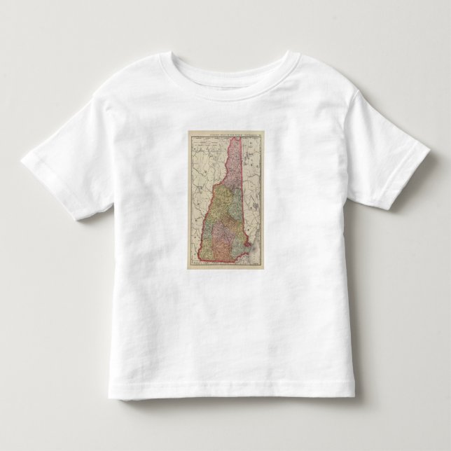 Camiseta De Bebé New Hampshire 5 (Anverso)