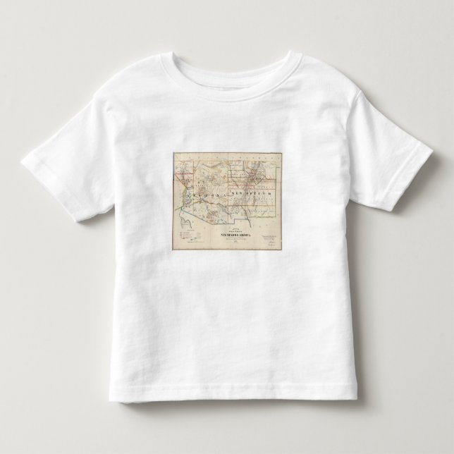 Camiseta De Bebé New México, Arizona (Anverso)