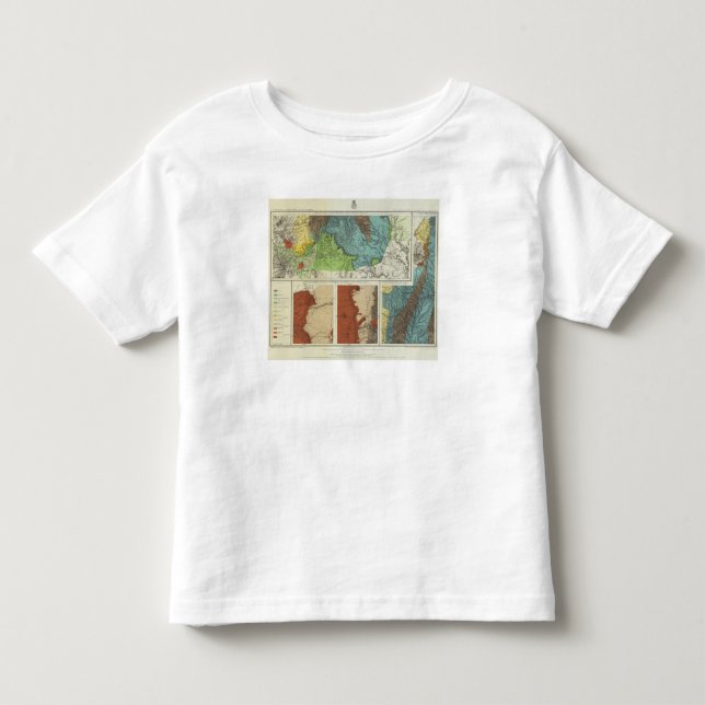 Camiseta De Bebé New México y Colorade (Anverso)